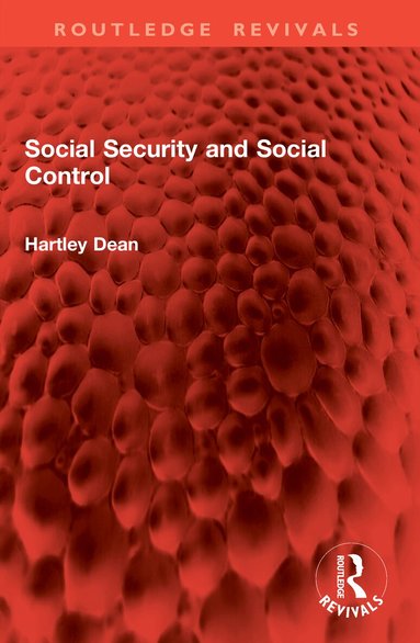 Hartley Dean - Social Security and Social Control, Häftad