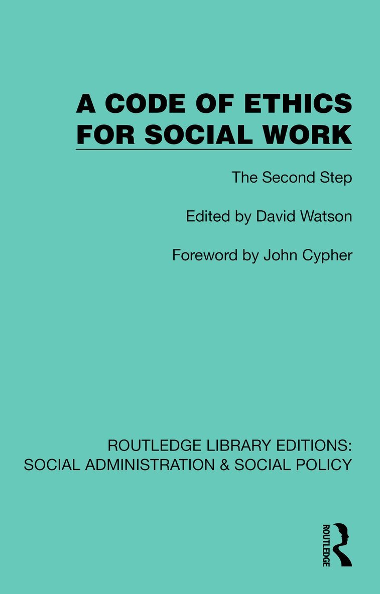 David Watson - Code of Ethics for Social Work, Häftad