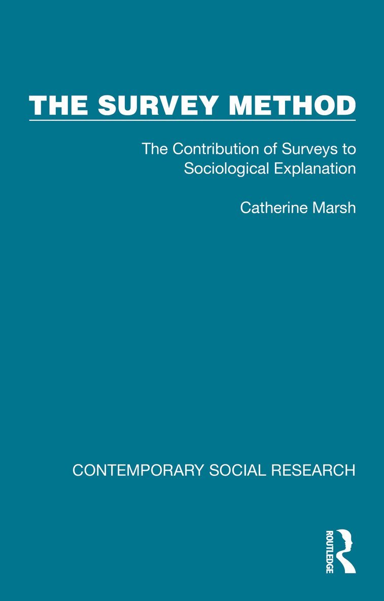 Catherine Marsh - Survey Method, Häftad