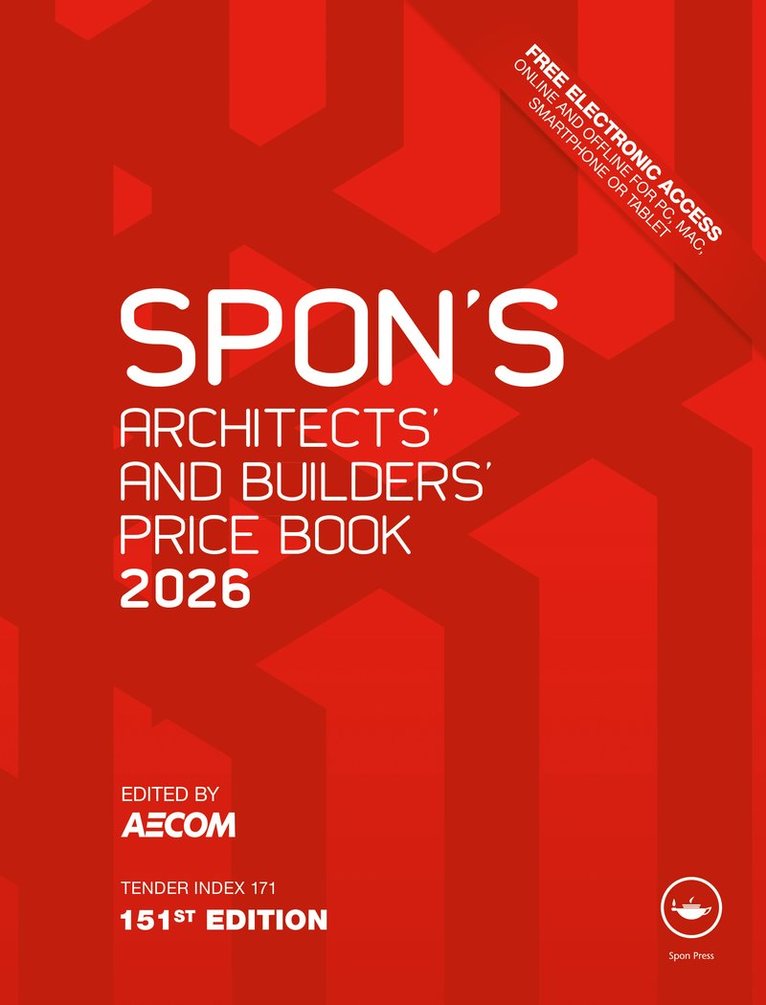 AECOM, UK) AECOM (AECOM, London, Aecom - Spon's Architects' and Builders' Price Book 2026, Inbunden