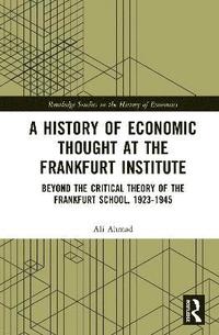 bokomslag History of Economic Thought at the Frankfurt Institute