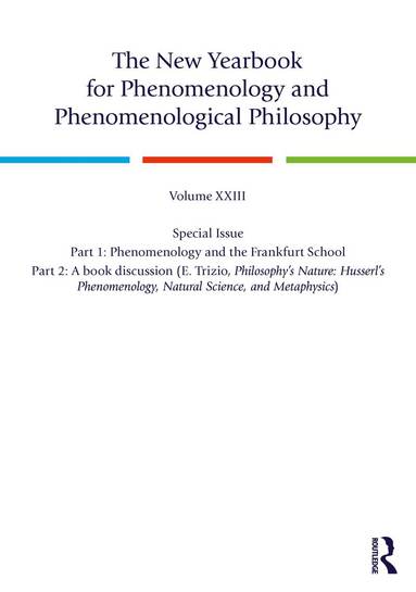 Burt C. Hopkins, Daniele De Santis - New Yearbook for Phenomenology and Phenomenological Philosophy, Inbunden