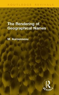 bokomslag Rendering of Geographical Names