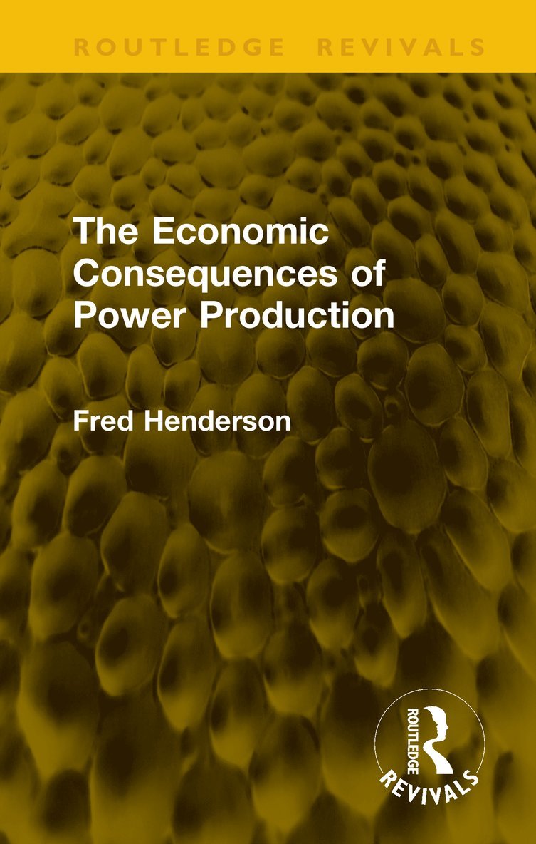 Economic Consequences of Power Production