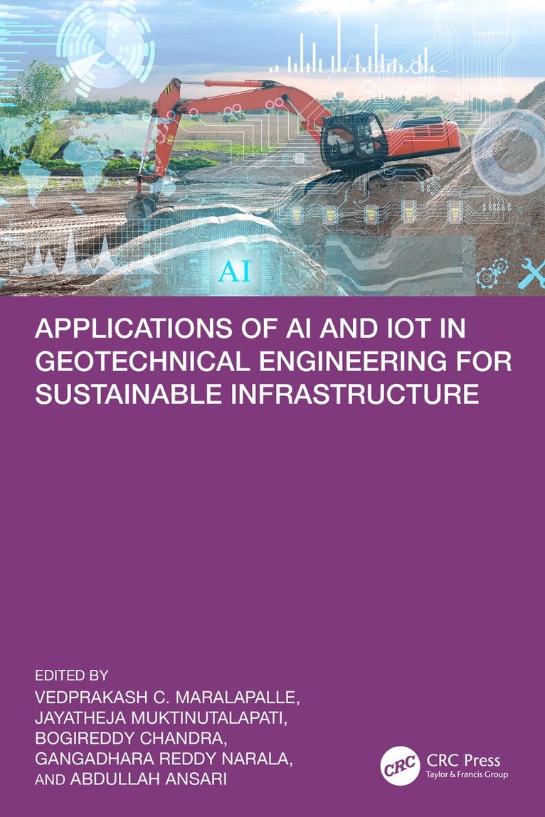 Vedprakash C. Maralapalle, Jayatheja Muktinutalapati, Bogireddy Chandra, Gangadhara Reddy Narala, Abdullah Ansari - Applications of AI and IoT in Geotechnical Engineering for Sustainable Infrastructure, Inbunden