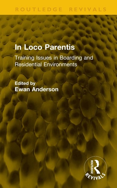 Ewan Anderson - In Loco Parentis, Inbunden