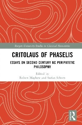 bokomslag Critolaus of Phaselis