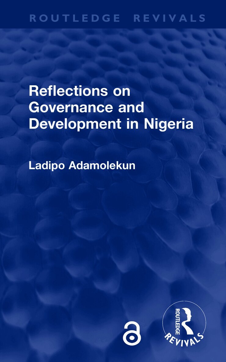 Reflections on Governance and Development in Nigeria