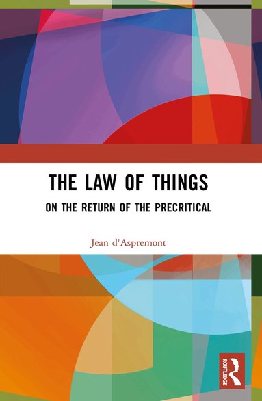 Jean d'Aspremont - Law of Things, Häftad