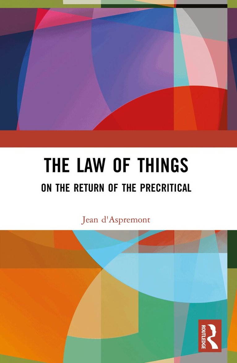 Jean d'Aspremont - Law of Things, Häftad