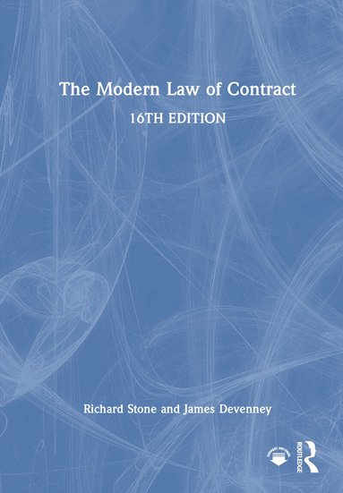 Richard Stone, James Devenney - Modern Law of Contract, Inbunden