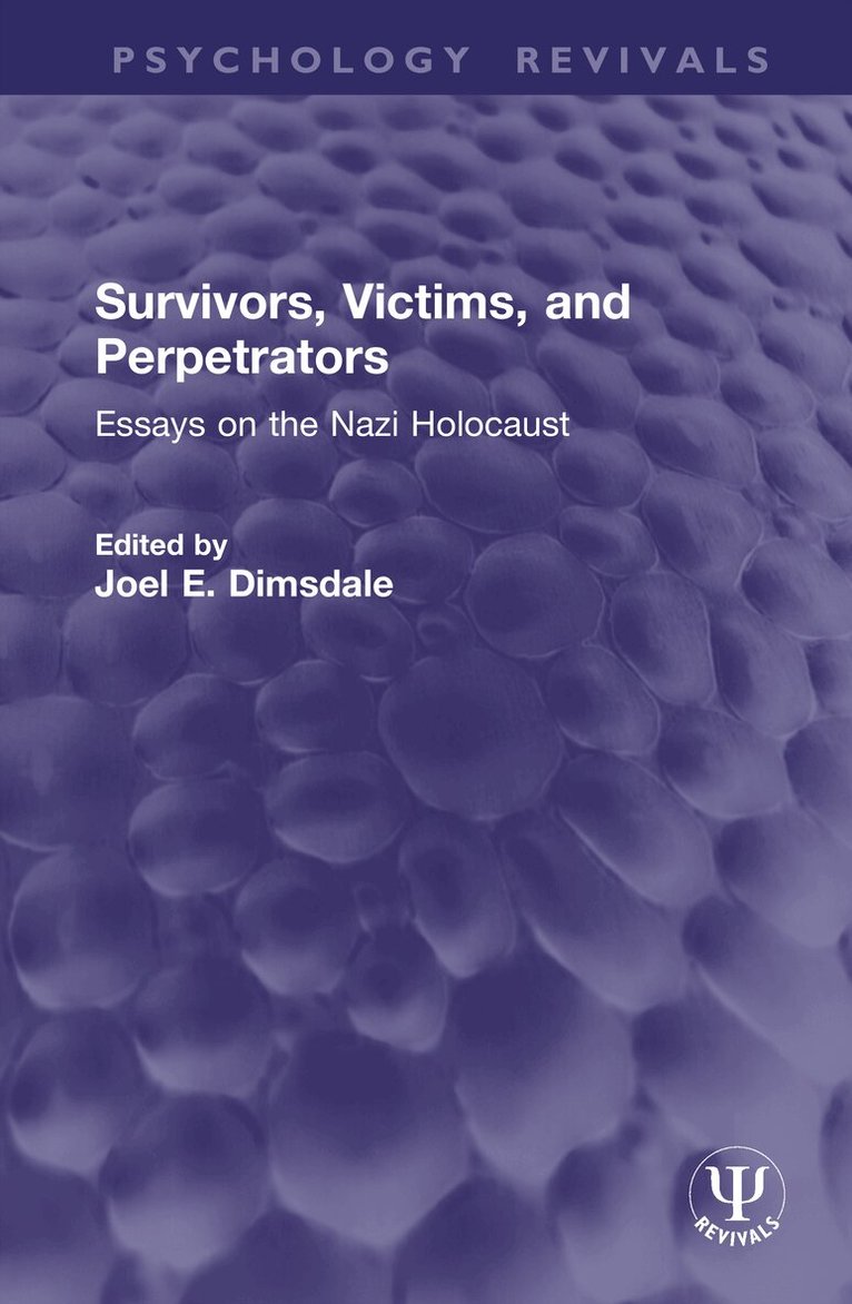 Joel E. Dimsdale - Survivors, Victims, and Perpetrators, Inbunden. Tillgänglighet: Lägg i varukorg