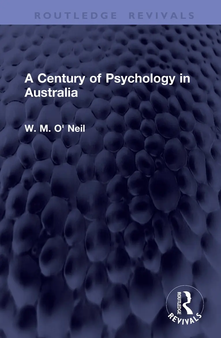 W. M. O' Neil - Century of Psychology in Australia, Inbunden. Tillgänglighet: Lägg i varukorg