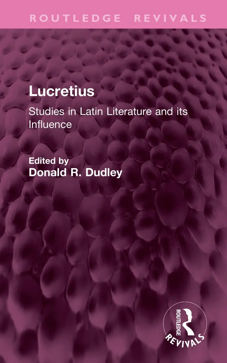 Donald R. Dudley - Lucretius, Inbunden. Tillgänglighet: Kommande