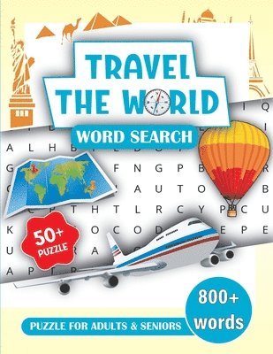 Laura Bidden - Travel the World Word Search Book for Adults and Seniors, Häftad