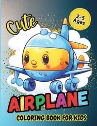 bokomslag Cute Airplane Coloring Book For Kids