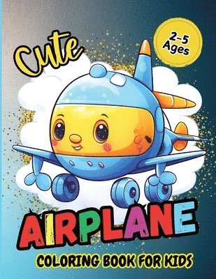 Cute Airplane Coloring Book For Kids 1