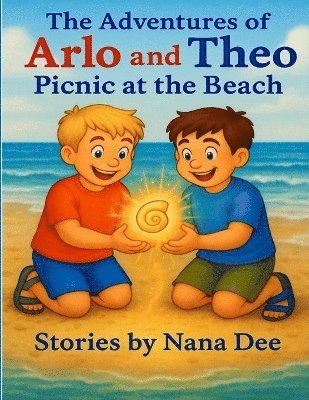bokomslag adventures of Arlo and Theo, picnic at the beach