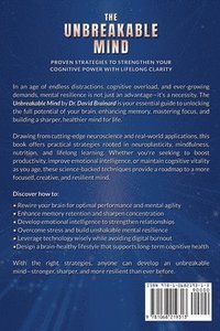 bokomslag The Unbreakable Mind: Proven Strategies to Strengthen Your Cognitive Power with Lifelong Clarity