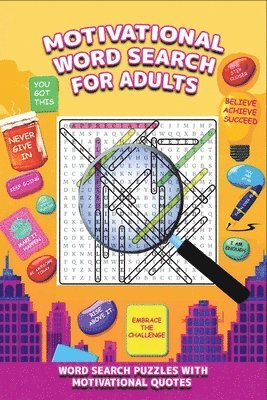 bokomslag Motivational Word Search Puzzle Book With Quotes