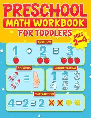 RR Publishing - Preschool Math Workbook for Toddlers Ages 2-4, Häftad