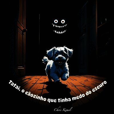 Tatai, o cãozinho que tinha medo do escuro.