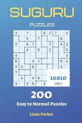 bokomslag Suguru Puzzles - 200 Easy to Normal Puzzles 10x10 vol.1