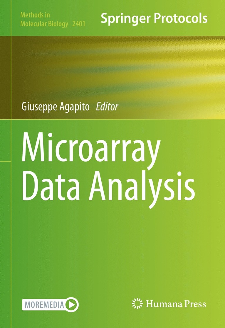 Giuseppe Agapito - Microarray Data Analysis, Inbunden