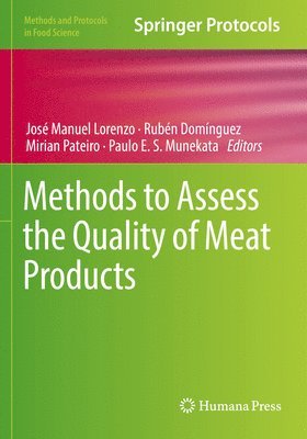 bokomslag Methods to Assess the Quality of Meat Products