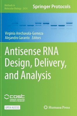 bokomslag Antisense RNA Design, Delivery, and Analysis