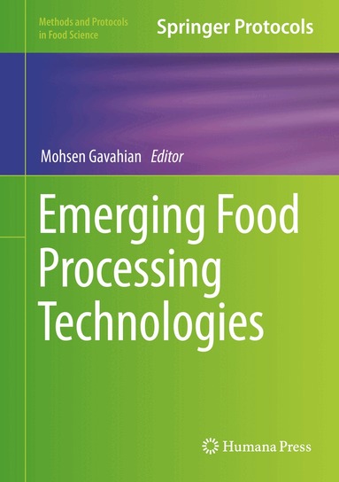 Mohsen Gavahian - Emerging Food Processing Technologies, Inbunden
