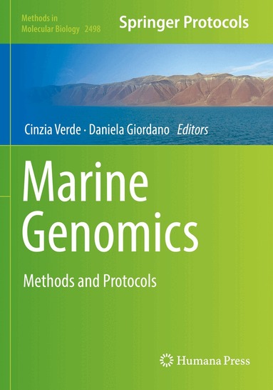 Cinzia Verde, Daniela Giordano - Marine Genomics, Häftad