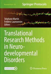 bokomslag Translational Research Methods in Neurodevelopmental Disorders