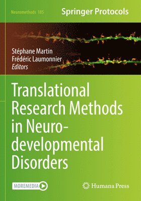 bokomslag Translational Research Methods in Neurodevelopmental Disorders