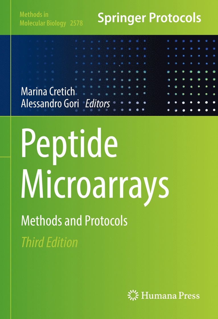 Marina Cretich, Alessandro Gori - Peptide Microarrays, Inbunden