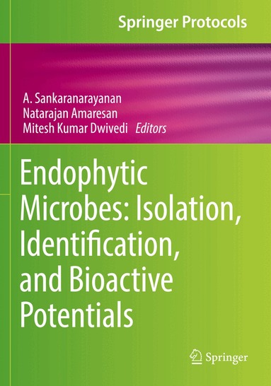 A. Sankaranarayanan, Natarajan Amaresan, Mitesh Kumar Dwivedi - Endophytic Microbes: Isolation, Identification, and Bioactive Potentials, Häftad