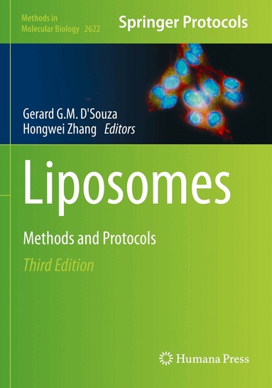 Gerard G.M. D'Souza, Hongwei Zhang - Liposomes, Häftad