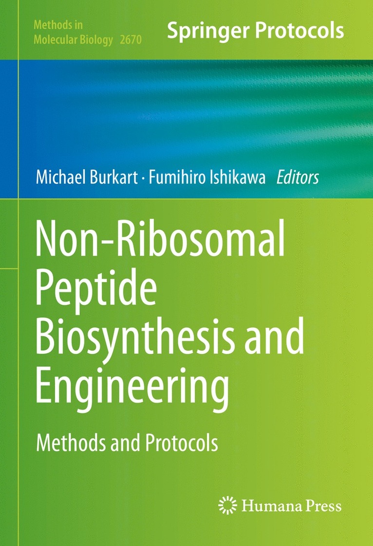 Michael Burkart, Fumihiro Ishikawa - Non-Ribosomal Peptide Biosynthesis and Engineering, Inbunden