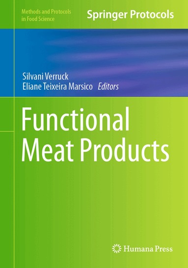 Silvani Verruck, Eliane Teixeira Marsico - Functional Meat Products, Inbunden
