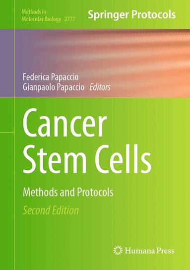 Federica Papaccio, Gianpaolo Papaccio - Cancer Stem Cells, Inbunden