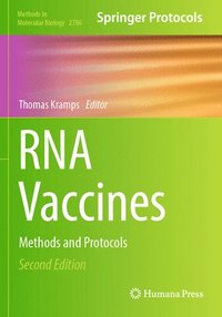 bokomslag RNA Vaccines: Methods and Protocols