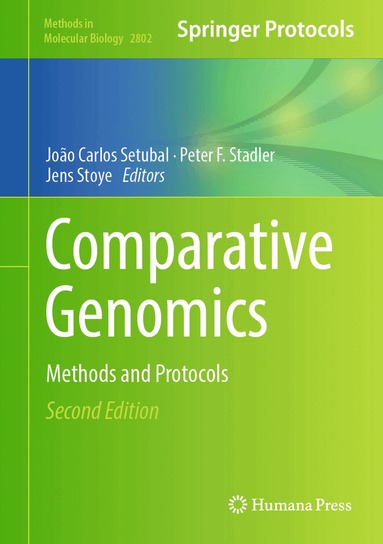 João Carlos Setubal, Peter F. Stadler, Jens Stoye - Comparative Genomics, Inbunden