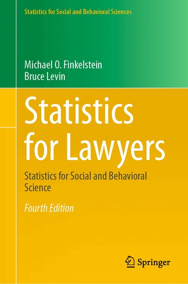 Michael O. Finkelstein, Bruce Levin - Statistics for Lawyers, Inbunden