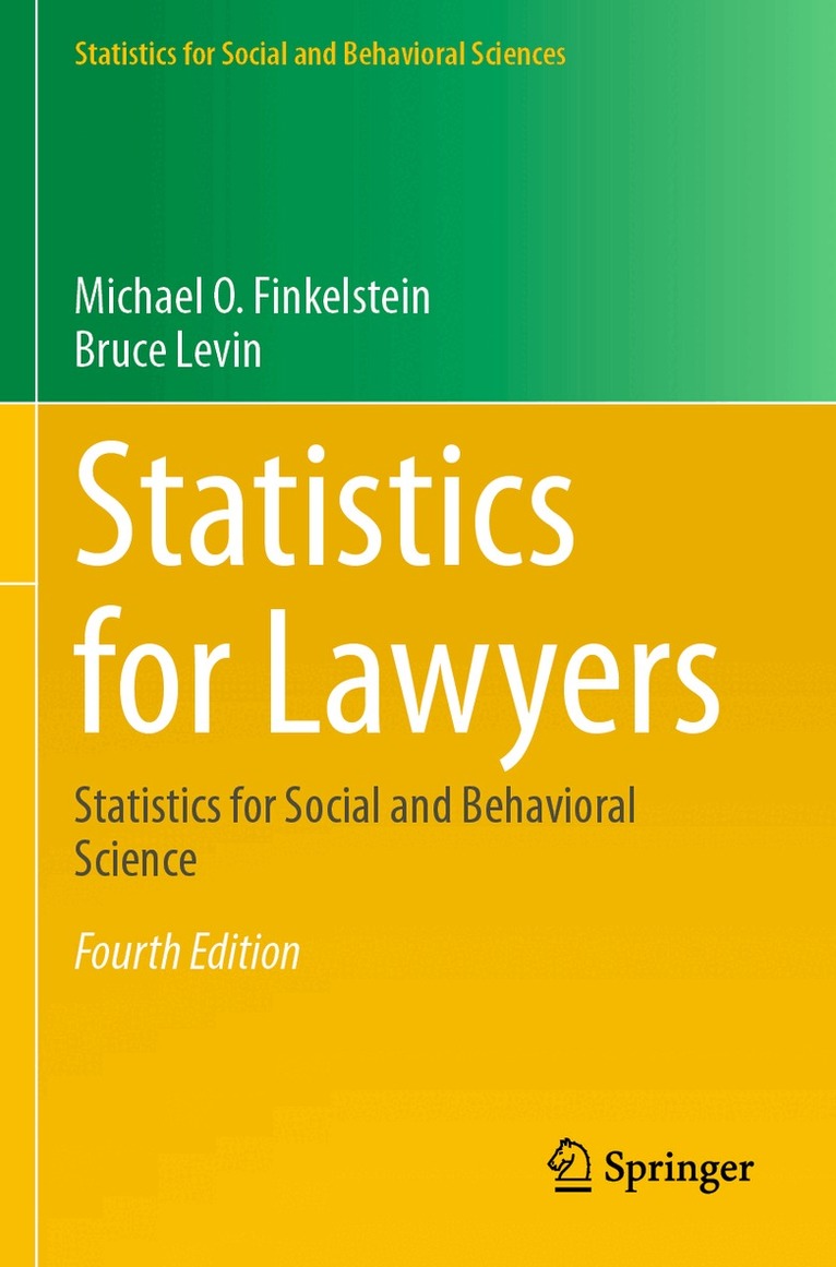 Michael O. Finkelstein, Bruce Levin - Statistics for Lawyers, Häftad. Tillgänglighet: Lägg i varukorg
