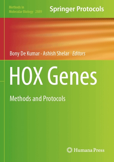 Bony De Kumar, Ashish Shelar - HOX Genes, Häftad