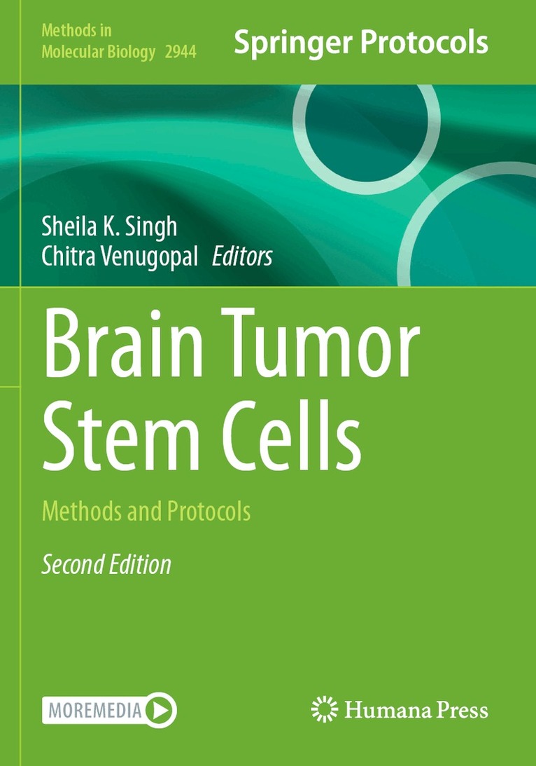 Sheila K. Singh, Chitra Venugopal - Brain Tumor Stem Cells, Häftad