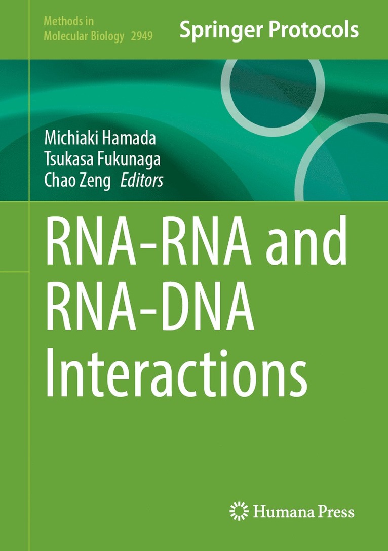 Chao Zeng, Michiaki Hamada, Tsukasa Fukunaga, Chao Zeng - RNA-RNA and RNA-DNA Interactions, Inbunden