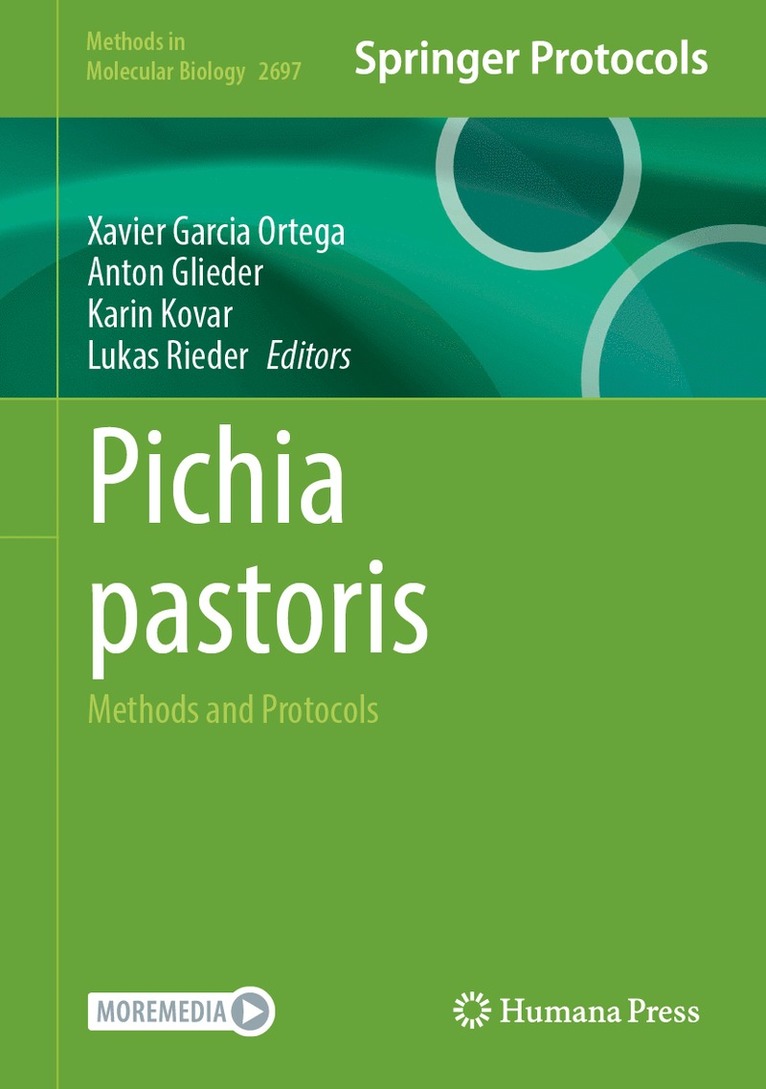 Xavier García-Ortega, Anton Glieder, Karin Kovar, Lukas Rieder - Pichia pastoris, Inbunden