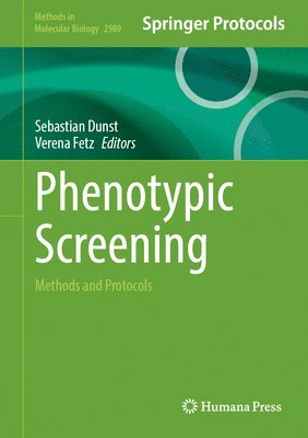bokomslag Phenotypic Screening: Methods and Protocols