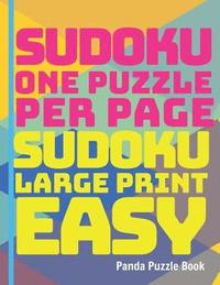bokomslag Sudoku One Puzzle Per Page - Sudoku Larg